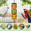 Generic Bird Toy - Hanging Wood Block Beak Care Toy view 3
