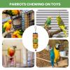 Generic Bird Toy - Hanging Wood Block Beak Care Toy view 4