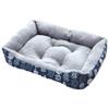 Zambuph Warming Dog Bed & Cat Cushion, Waterproof, Machine-Washable, Blue, L view 2