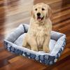 Zambuph Warming Dog Bed & Cat Cushion, Waterproof, Machine-Washable, Blue, L view 4