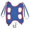 Zanthicia Dog Grooming Hammock with Towel, Thick Breathable Cotton, Safety Hammock with Hooks, Blue, S view 2