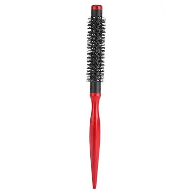 FILFEEL Rolling Comb with Wood Handle & Elastic Nylon Teeth (15 cm)