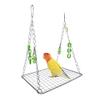 Stainless Steel Bird Swing Hammock for Parakeets and Small Birds view 1