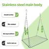 Stainless Steel Bird Swing Hammock for Parakeets and Small Birds view 2