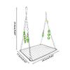 Stainless Steel Bird Swing Hammock for Parakeets and Small Birds view 4