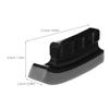 LIFKOME Ergonomic Curved Beard Cleaning Sponge Brushes, Black, 2-Piece Set view 2