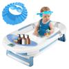 Foldable Baby Bathtub with Bath Cushion, Ergonomic and Non-Slip, for Newborns and Babies 0+ Months view 1