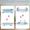 Foldable Baby Bathtub with Bath Cushion, Ergonomic and Non-Slip, for Newborns and Babies 0+ Months view 2