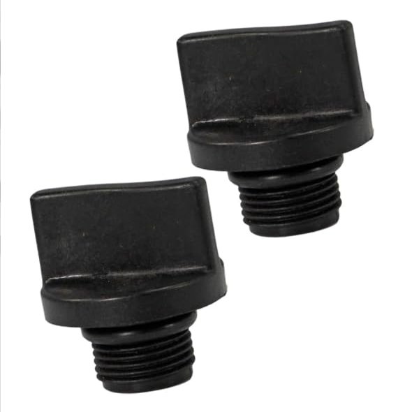 Vibsky Drain Screw for SPS Pumps, Black, 3 x 3.3 cm ABS Replacement Part with O-Ring Included