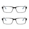 Xrbin 2-Pair Full-Rim Glasses for Men and Women with Myopia, Classic Distance Glasses, Black, -2.00 Diopters view 2