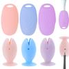 WUFKOP 3 Toothbrush Protective Covers with 3 Fish-Shaped Caps, Travel Toothbrush Case Set for Electric and Manual Toothbrushes, Home, Camping and Office view 1