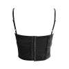 Women's Halloween Lace Corset Top with Adjustable Straps and Buckle view 4