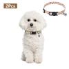 Adjustable Dog Collars for Small Dogs, 2 Pack view 2