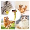 Undercoat Rake for Dogs and Cats, Deshedding and Dematting Grooming Tool view 4