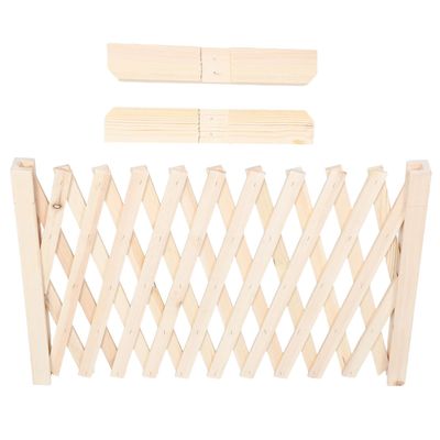 TOYANDONA Extendable Wooden Pet Safety Gate