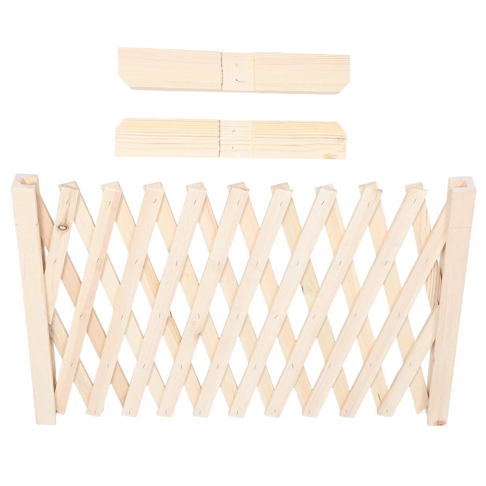 TOYANDONA Extendable Wooden Pet Safety Gate