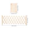TOYANDONA Extendable Wooden Pet Safety Gate view 2