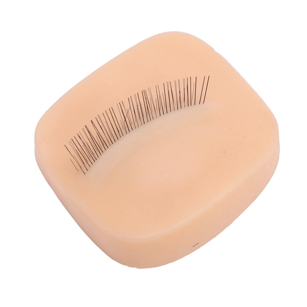 FILFEEL Silicone Replacement Eyelid for Eyelash Extensions, Realistic, Removable, with Storage Box (Left Eye)
