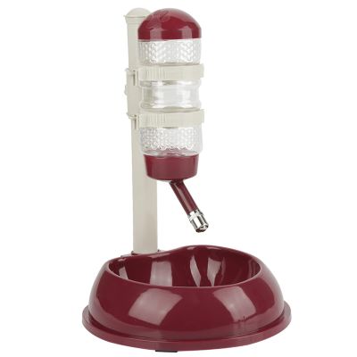 AlpenLife Basics Combination Dog Bowl and Food Dispenser for Pets, Cats, and Dogs, Brown