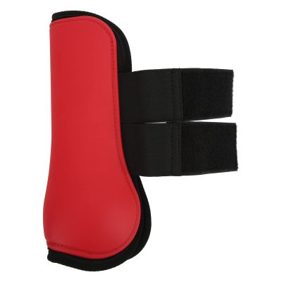 Horse Tendon Boots, Neoprene-PU Set, Red Front Legs, XL
