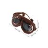 ORFOFE Windproof Dog Goggles with Adjustable Strap, Foldable UV-Protective Sunglasses for Small to Medium Dogs and Cats view 2