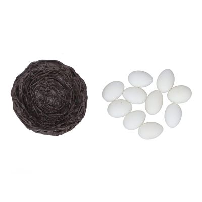 Dollhouse Mini Eggs and Nest Model