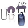 harayaa Mattress Massage Set with Face Cushion and Foldable Headrest, Purple view 1