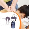 harayaa Mattress Massage Set with Face Cushion and Foldable Headrest, Purple view 2