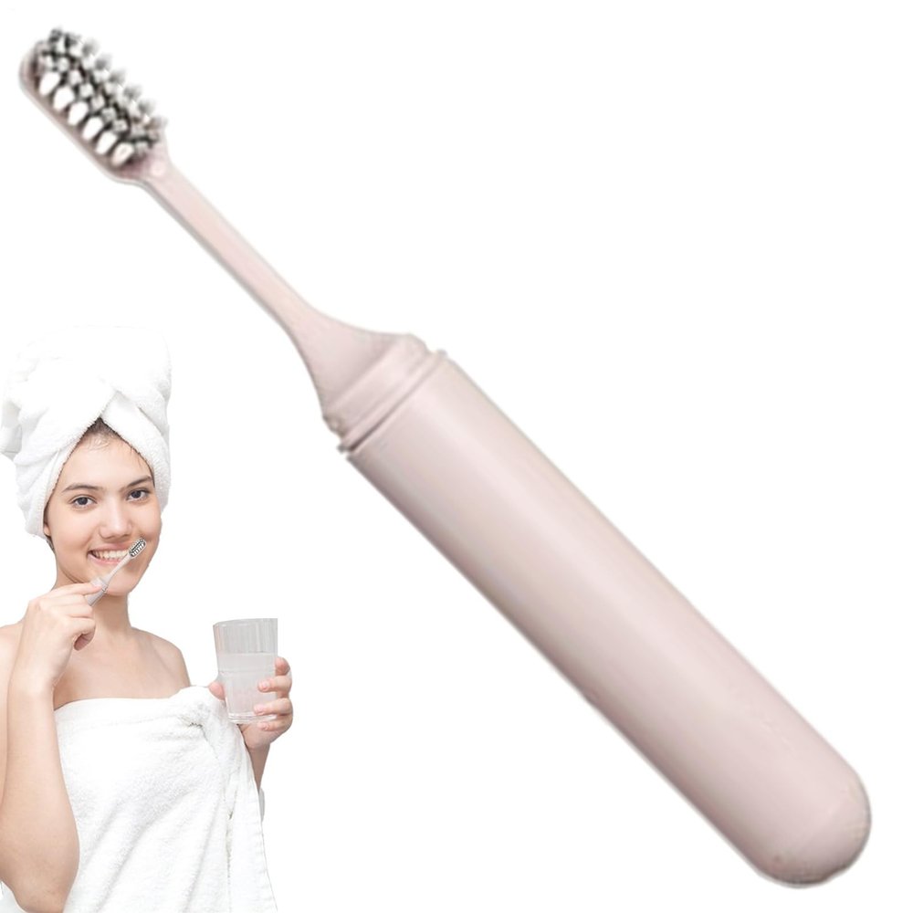 Foldable Compact Travel Toothbrush