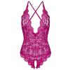 Sexy Women's Lace Lingerie Bodysuit view 3
