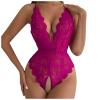 Sexy Women's Lace Lingerie Bodysuit view 4