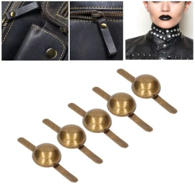 Restokki Bronze Mushroom-Shaped Metal Nail Studs, Galvanized