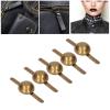Restokki Bronze Mushroom-Shaped Metal Nail Studs, Galvanized view 1