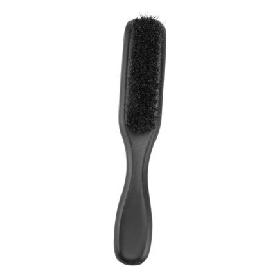 Men's Black Beard Brush with Wooden Handle