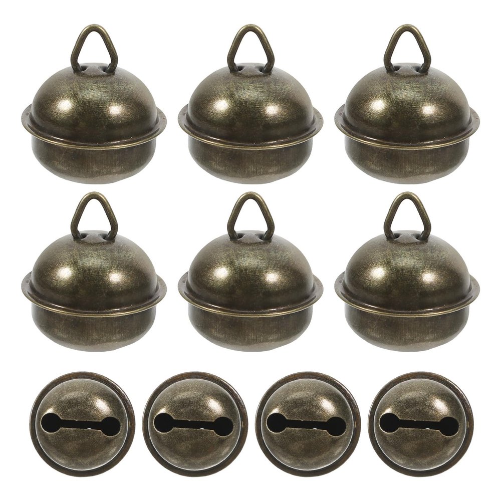 TOVINANNA 20-Pack Rustic Metal Bells with Hanging Loops
