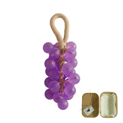 Handmade Grape-Shaped Soap with Cord, Lavender