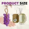 Handmade Grape-Shaped Soap with Cord, Lavender view 2