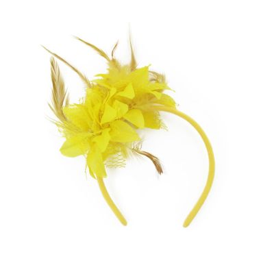 Colorful Feather Headband Fascinator