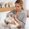 Protective Pet Helmet - Kitten Grooming Hood view 3