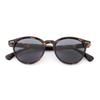 SKYWAY Retro Round Reading Sunglasses with UV400 Protection, Spring Hinges, Dark Brown Tortoiseshell, +3.5 view 1