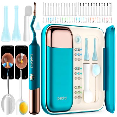 Bebird Pro Earsight Ultra Earwax Remover with 5G Wi-Fi, 1080p HD Otoscope, Flexible Camera Ear Cleaner and 30 Replacement Tips for Adults, Children, iOS and Android