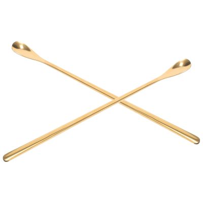 Mobestech 2-Pack Stainless Steel Feeding Scoops 19cm for Reptiles and Lizards