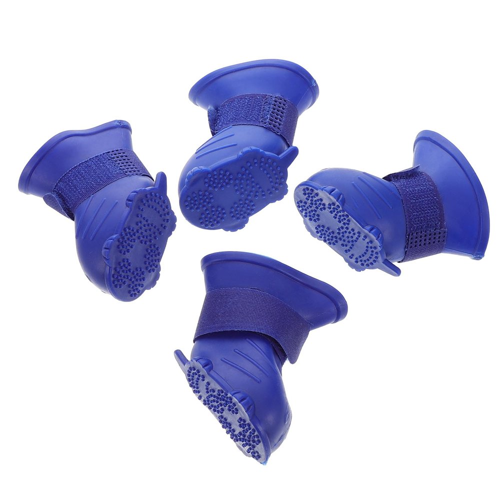 DECHOUS 4-Pack Rubber Puppy Boots