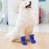 DECHOUS 4-Pack Rubber Puppy Boots view 3