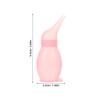 WEKAMOS 3-Pack Silicone Baby Nasal Aspirators with 25 mL Suction Bulb, Pink, Manual Nose Cleaners for Newborns and Toddlers, Removable Parts for Easy Cleaning view 2