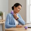 Massage Roller, Fascia Roller with Handle, Body Massage Roller, Purple Scar Roller, Ideal for Pregnancy, Relaxation and Wellness view 3