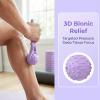 Massage Roller, Fascia Roller with Handle, Body Massage Roller, Purple Scar Roller, Ideal for Pregnancy, Relaxation and Wellness view 4