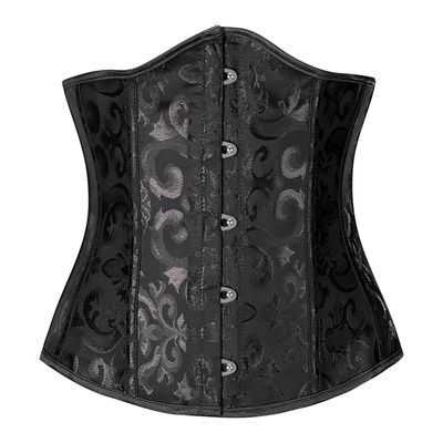Women's Halloween Gothic Corset Top with Floral Print