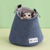 Sugar Glider Hanging Pouch Bed with Removable Nesting Mat view 2