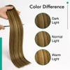 7-Piece Clip-In Hair Extension Set, Straight Remy Human Hair for Women, 120 g (T4-4-27, 24 in) view 4